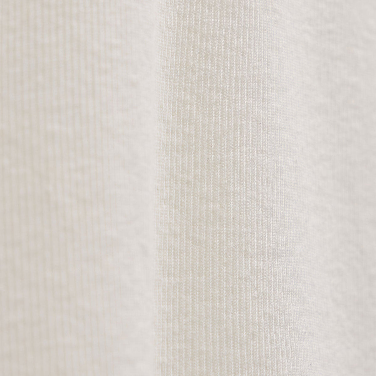 Cotton Cashmere Rib Keyhole Top in Off White | James Perse Los Angeles