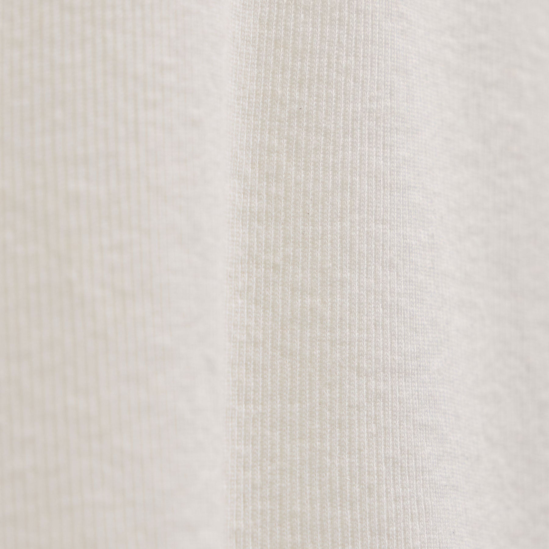 Cotton Cashmere Rib Keyhole Top in Off White | James Perse Los Angeles