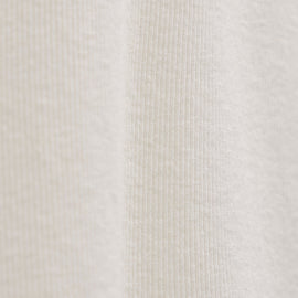 Cotton Cashmere Rib Keyhole Top in Off White | James Perse Los Angeles