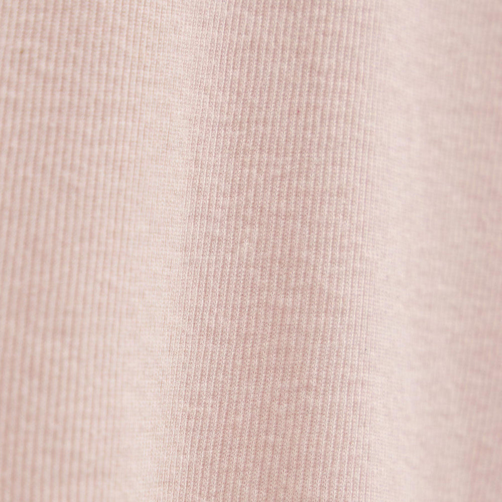 Cotton Cashmere Rib Keyhole Top in Rose Quartz | James Perse Los Angeles