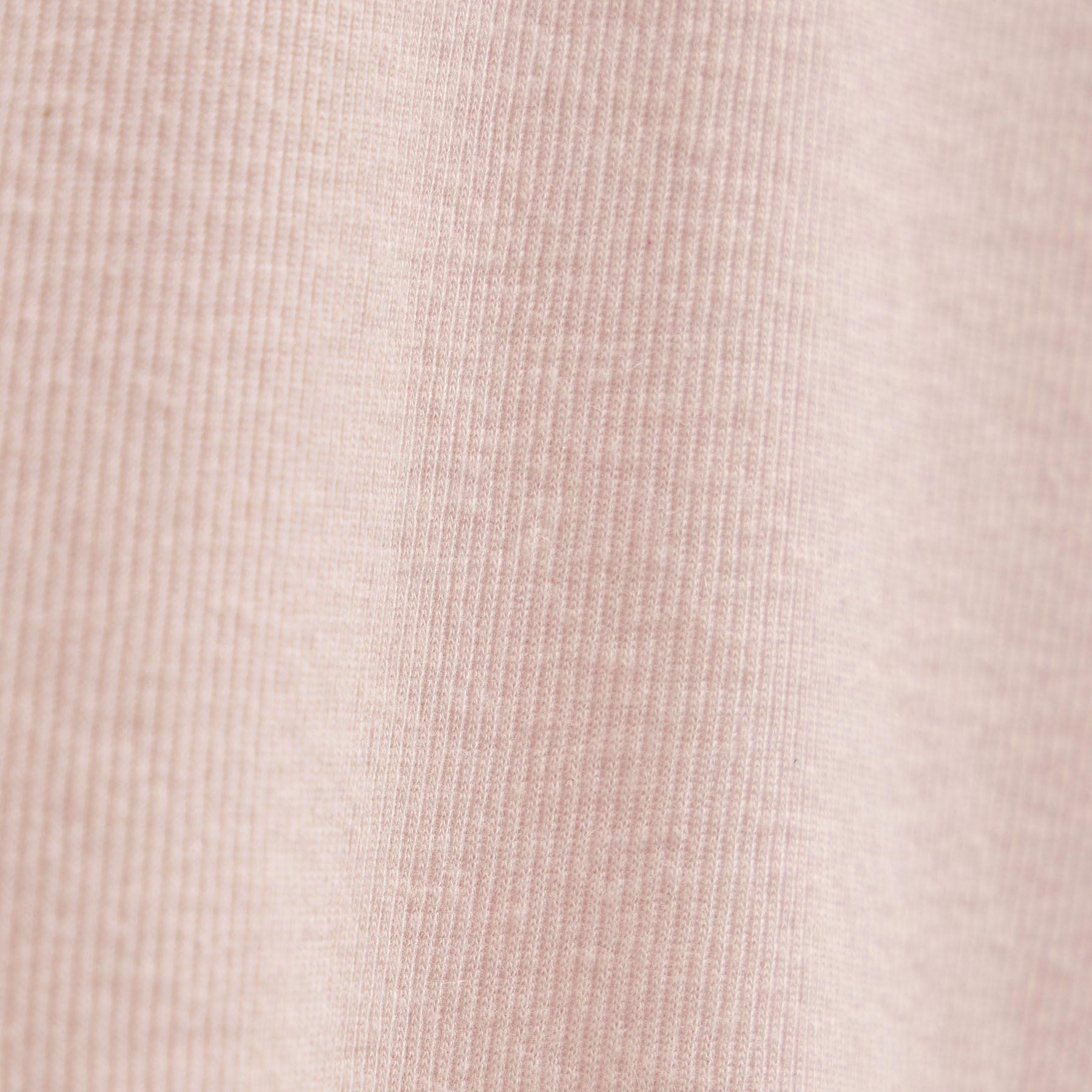 Cotton Cashmere Rib Keyhole Top in Rose Quartz | James Perse Los Angeles