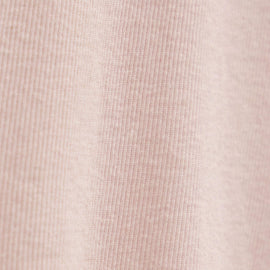 Cotton Cashmere Rib Keyhole Top in Rose Quartz | James Perse Los Angeles