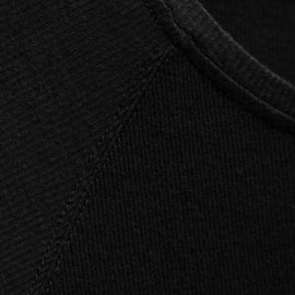 Cotton Cashmere Ribbed Raglan Tee in Black | James Perse Los Angeles