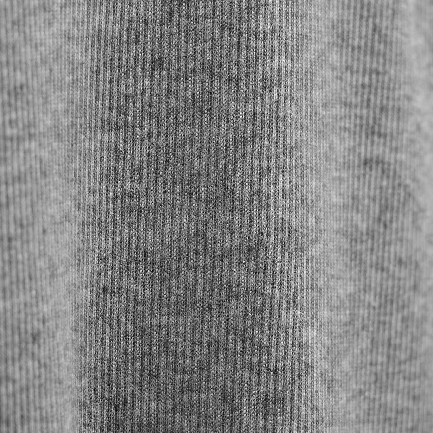 Cotton Cashmere Ribbed Raglan Tee in Heather Grey | James Perse Los Angeles