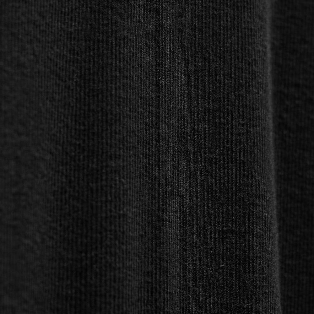 Cotton Cashmere Rib Keyhole Dress in Black | James Perse Los Angeles