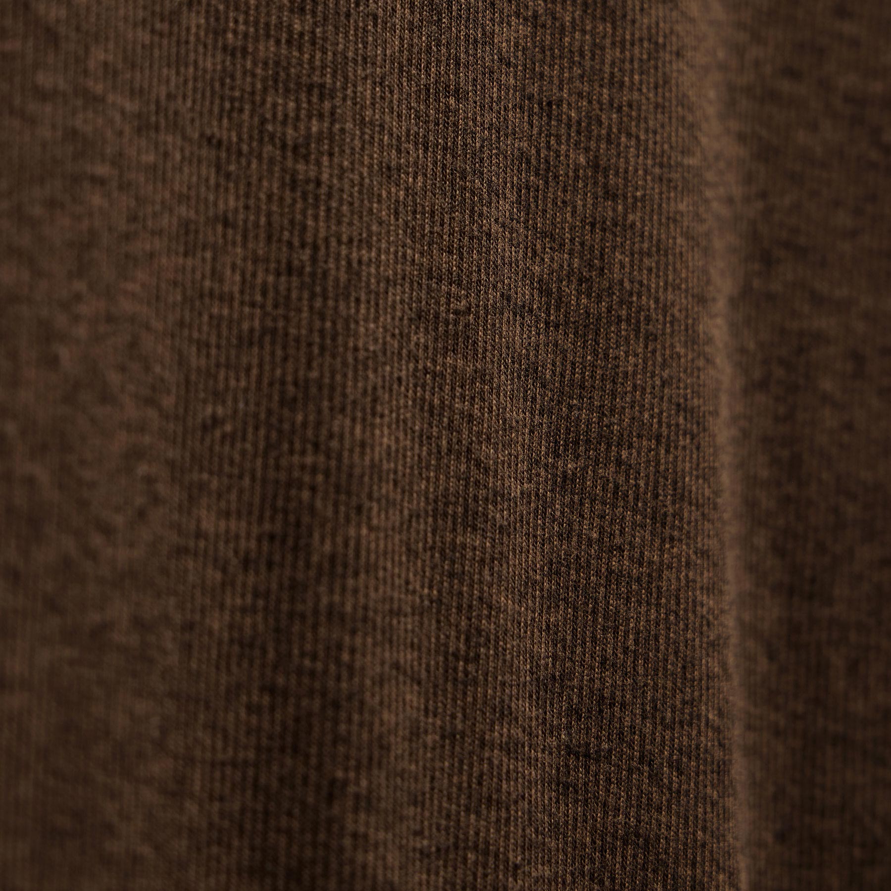 Cotton Cashmere Rib Keyhole Dress in Brown | James Perse Los Angeles