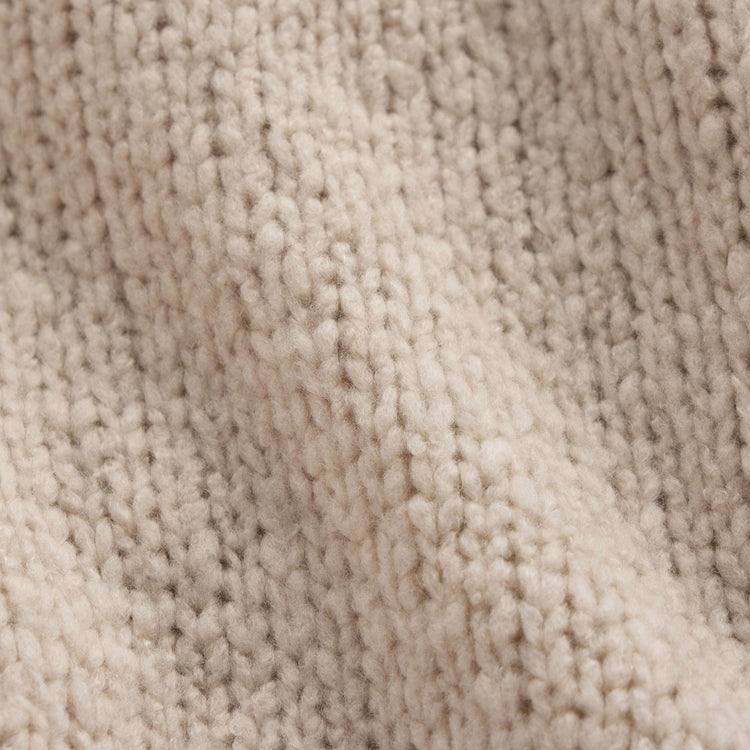 Chnky Knt Cashmere Silk Tie Crdgn in Biscotti | James Perse Los Angeles