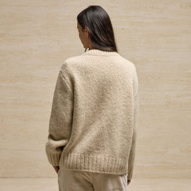 Chunky Knit Cardigan in Biscotti | James Perse Los Angeles