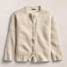 Chunky Knit Cardigan in Biscotti | James Perse Los Angeles