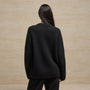 Cashmere Silk Chunky Knit Cardigan in Black | James Perse Los Angeles