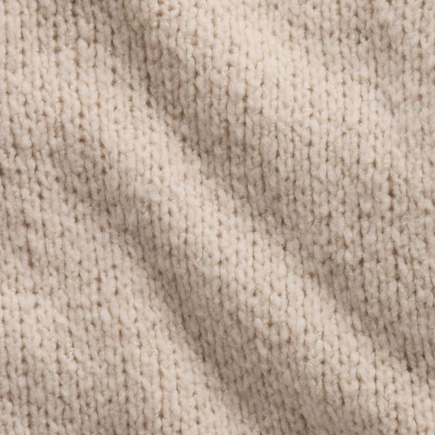 Cashmere Silk Crew Neck in Biscotti | James Perse Los Angeles FLAT