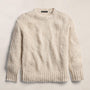 Cashmere Silk Crew Neck in Biscotti | James Perse Los Angeles FLAT
