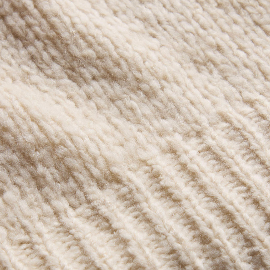 Cashmere Silk Crew Neck in Biscotti | James Perse Los Angeles FLAT