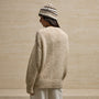 Cashmere Silk Crew Neck in Biscotti | James Perse Los Angeles
