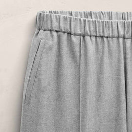 Cotton Melange Track Pant - Light Heather Grey