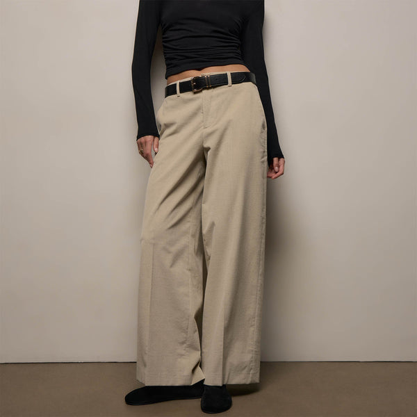 Cotton Cashmere Corduroy Pants in Latte | James Perse Los Angeles