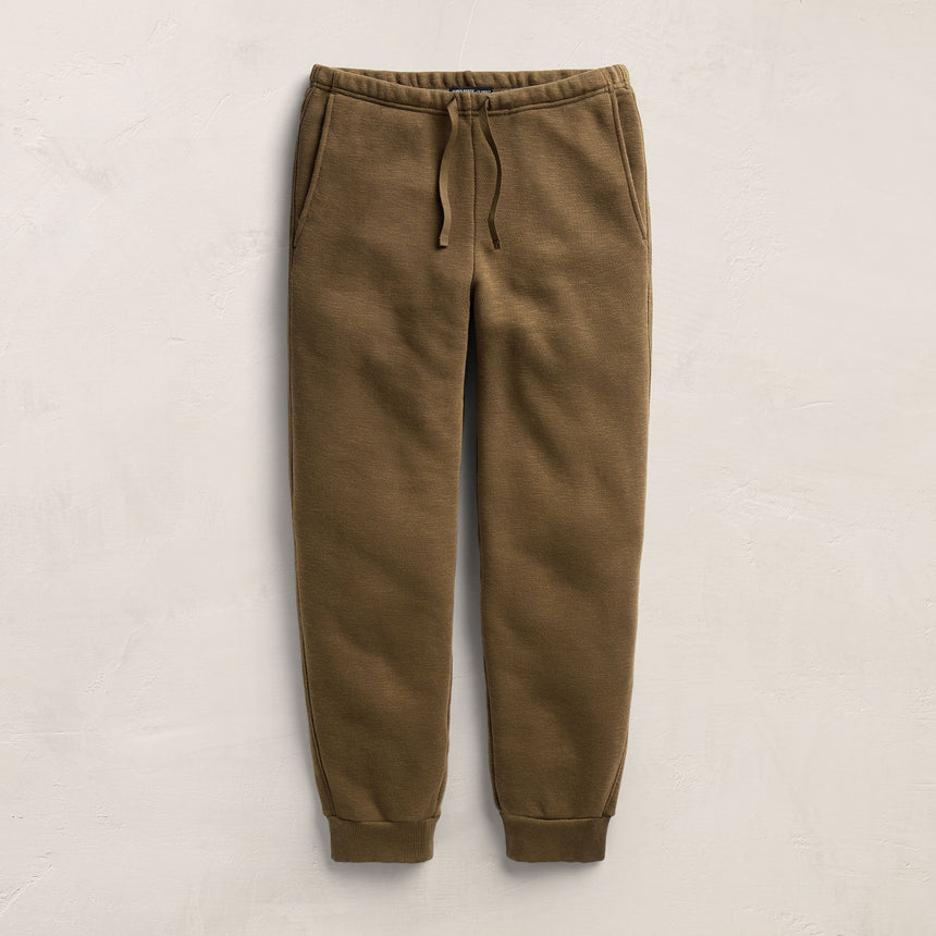 French Terry Drawstring Sweatpant - Earth