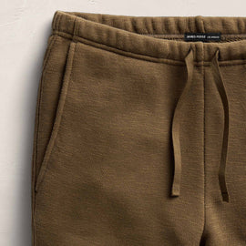 French Terry Drawstring Sweatpant - Earth