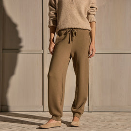 Cuffed Sweat Pants - Earth | James Perse Los Angeles