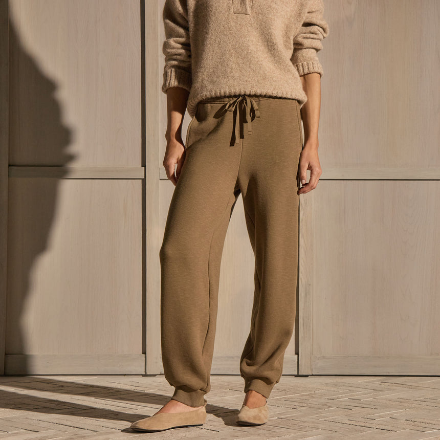 Cuffed Sweat Pants - Earth | James Perse Los Angeles