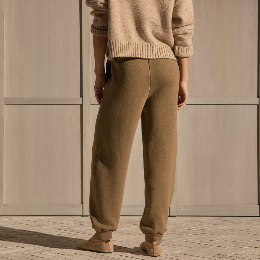 Cuffed Sweat Pants - Earth | James Perse Los Angeles
