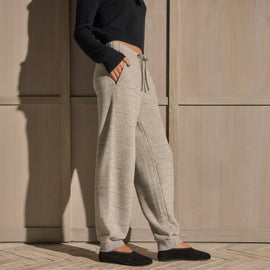French Terry Drawstring Sweatpant - Heather Grey | James Perse Los Angeles