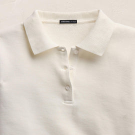 French Terry Henley Pullover in Off White | James Perse Los Angeles