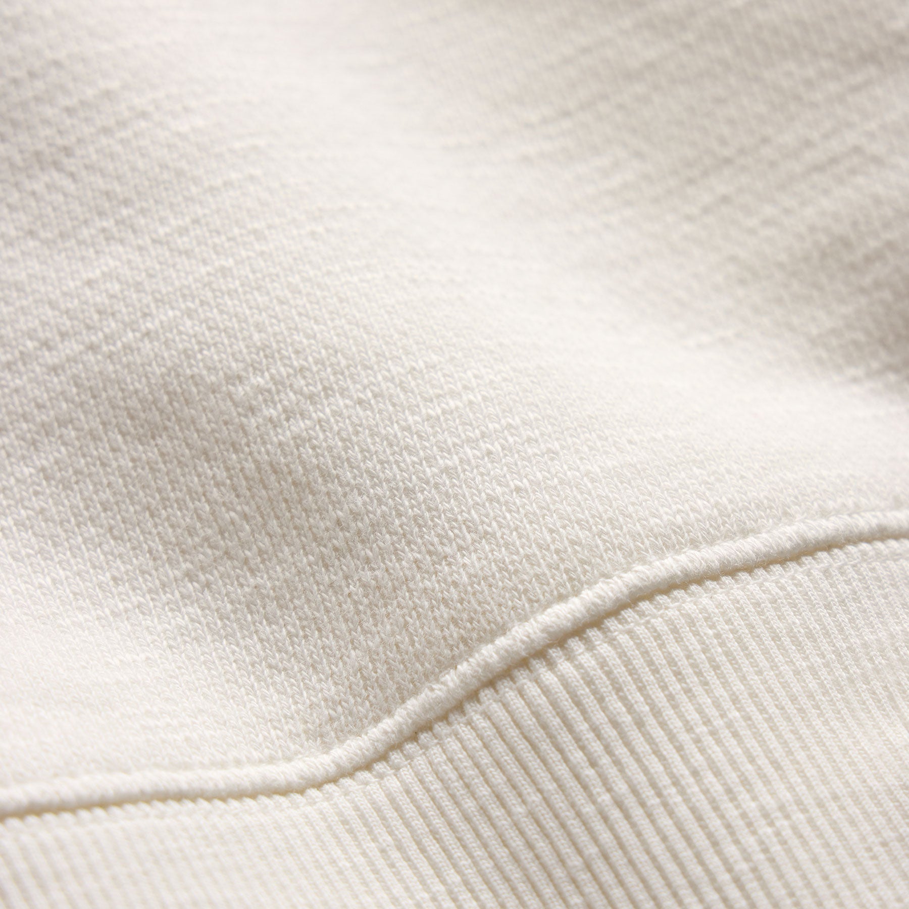 French Terry Henley Pullover in Off White | James Perse Los Angeles