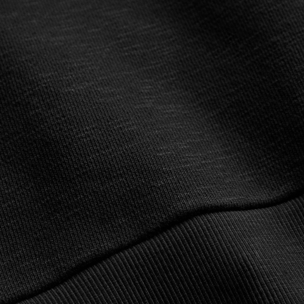 French Terry Crew Sweatshirt in Black | James Perse Los Angeles