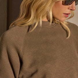 Crew Neck Sweatshirt - Earth | James Perse Los Angeles
