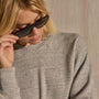 French Terry Crew Sweatshirt - Heather Grey | James Perse Los Angeles