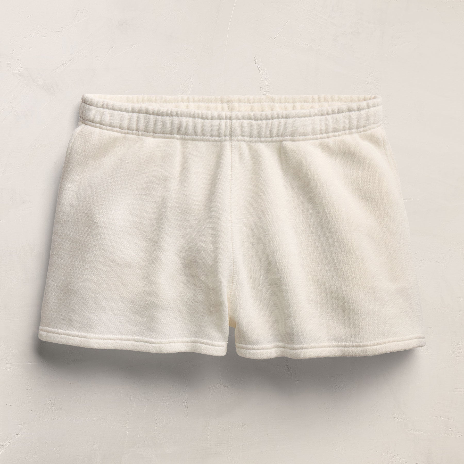 French Terry Sweat Short in Off White | James Perse Los Angeles