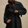 Trench Coat In Black | James Perse Los Angeles