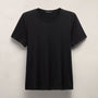 Luxe Lotus Jersey Crew in Black | James Perse Los Angeles