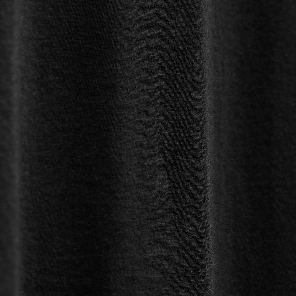 Luxe Lotus Jersey Crew in Black | James Perse Los Angeles