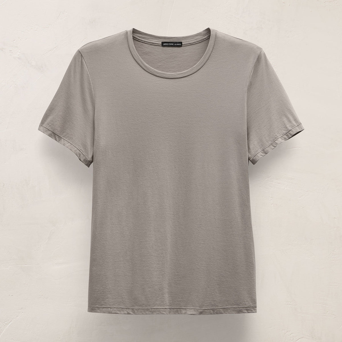 Luxe Lotus Jersey Crew in Fog | James Perse Los Angeles