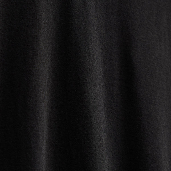 Short Sleeve Elevated Lotus Jersey V Neck in Black | James Perse Los Angeles