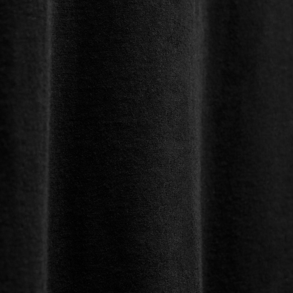 Luxe Lotus Jersey V Neck in Black | James Perse Los Angeles
