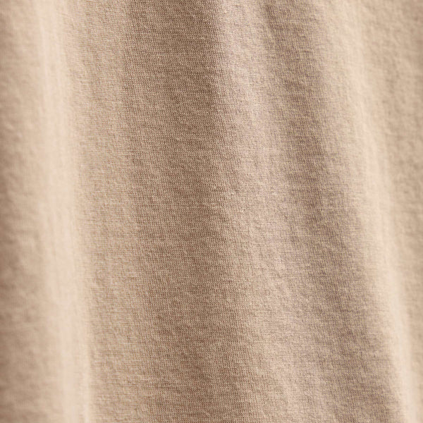 Short Sleeve Elevated Lotus Jersey V Neck in Coffee | James Perse Los Angeles