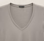 Luxe Lotus Jersey V Neck in Fog | James Perse Los Angeles