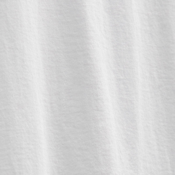 Short Sleeve Elevated Lotus Jersey V Neck in White | James Perse Los Angeles