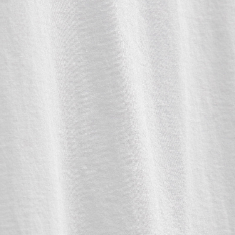 Short Sleeve Elevated Lotus Jersey V Neck in White | James Perse Los Angeles FLAT