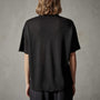 Dunes Linen Crew in Black/Black | James Perse Los Angeles