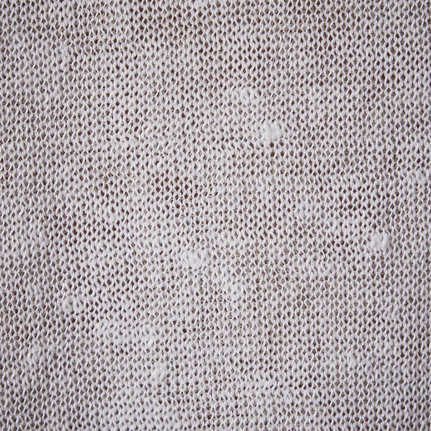 Dunes Linen Crew in White/Natural | James Perse Los Angeles