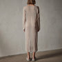 Soleil Linen Caftan in Natural | James Perse Los Angeles