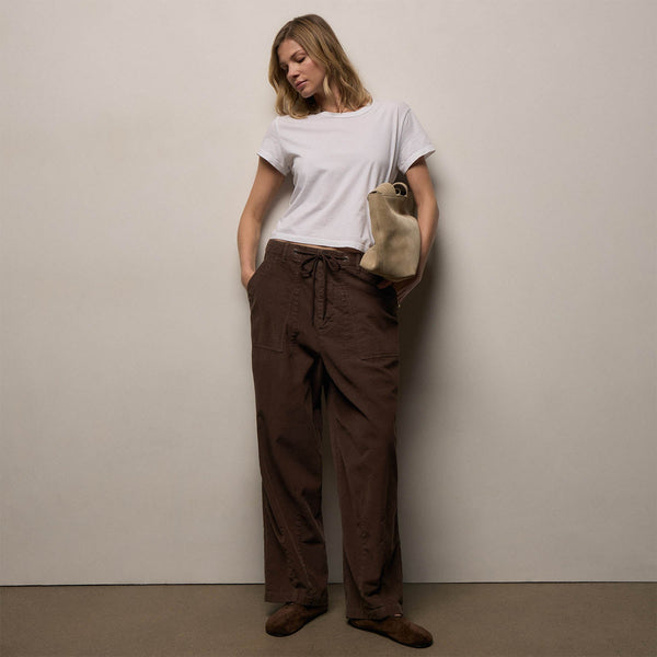 Corduroy Utility Pant in Porcupine | James Perse Los Angeles