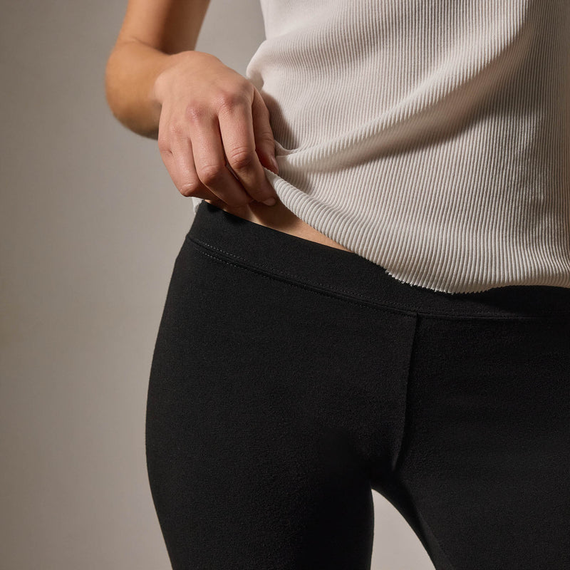 Stretch Jersey Long Legging in Black | James Perse Los Angeles