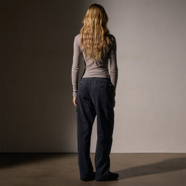 Herringbone Utility Pant in Blue Noir Pigment | James Perse Los Angeles