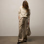 Herringbone Twill Pant in Light Khaki Pigment | James Perse Los Angeles