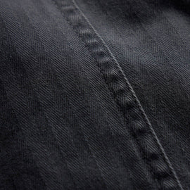 Herringbone Wide Leg Utility Pant - Blue Noir Pigment